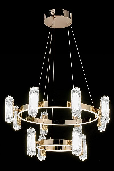 Подвесная люстра LEON Elizabeth LE7912/8+4 Gold