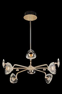 Люстра на штанге LEON Iris LE7913/8G Gold