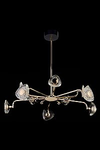 Люстра на штанге LEON Iris LE7913/10G Gold