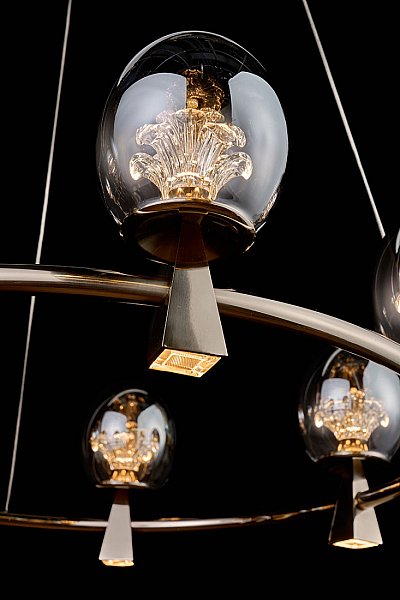 Подвесная люстра LEON Nancy LE3053/820 GD