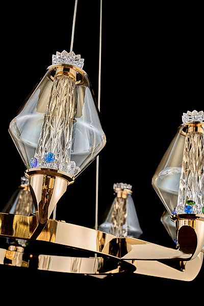 Подвесная люстра LEON Camille LE3056/800 GD