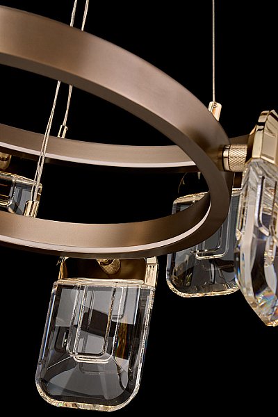 Подвесная люстра LEON Natali LE7771/8+4 Gold