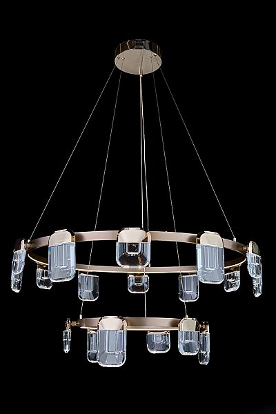 Подвесная люстра LEON Natali LE7771/12+6 Gold