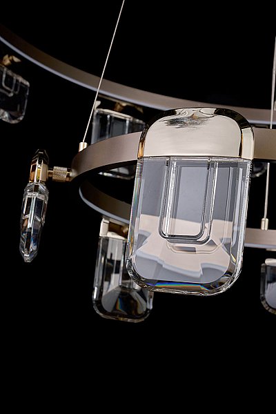 Подвесная люстра LEON Natali LE7771/12+6 Gold