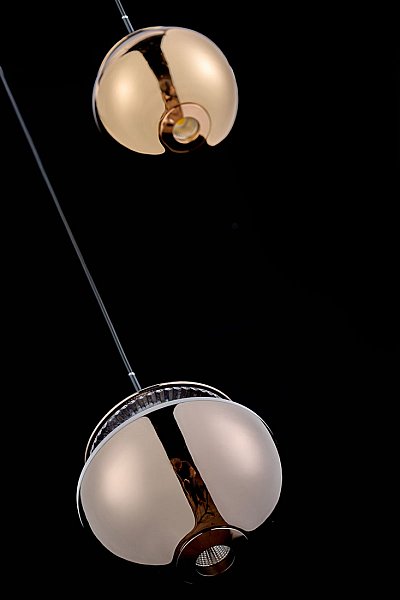Светильник подвесной LEON Jelly LE7711/2S Gold/Black Chrome