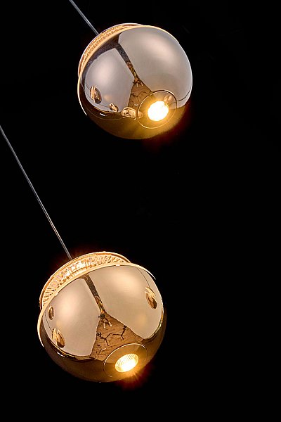 Светильник подвесной LEON Jelly LE7711/6L Gold/Black Chrome