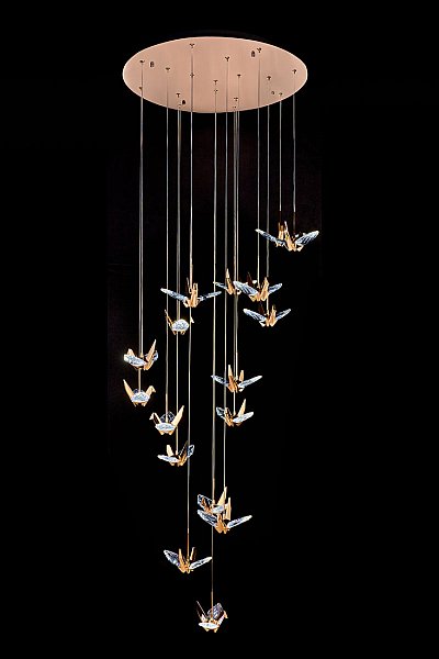 Светильник подвесной LEON Alma LE7706/17 Gold