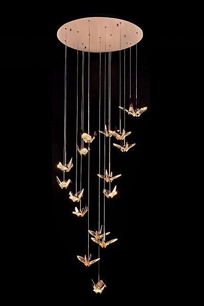 Светильник подвесной LEON Alma LE7706/17 Gold