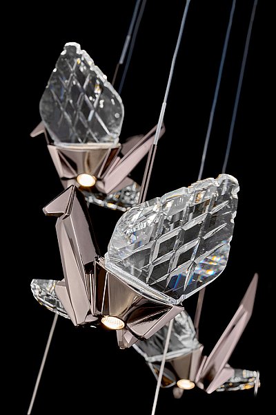 Светильник подвесной LEON Alma LE7706/17 Black Chrome