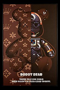 Картина настенная Teona Decor Robot Bear TD103