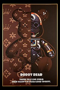 Картина настенная Teona Decor Robot Bear TD102