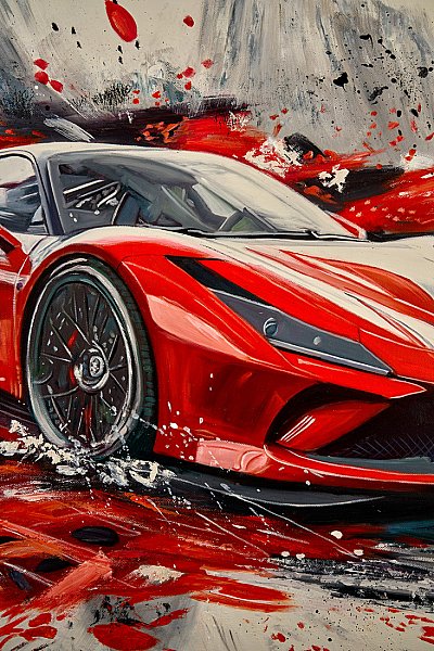 Картина настенная Teona Decor Ferrari TD134