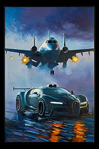 Картина настенная Teona Decor Bugatti TD135