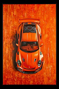 Картина настенная Teona Decor Porsche TD137