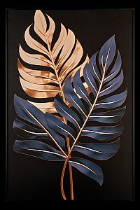 Картина настенная Teona Decor Leaves TD150