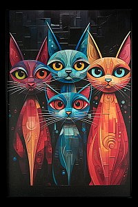 Картина настенная Teona Decor Cats TD194