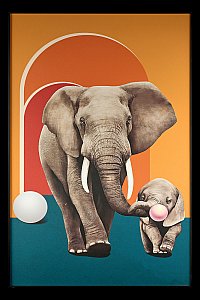 Картина настенная Teona Decor Elephants TD201