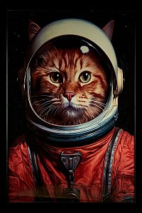 Картина настенная Teona Decor Cat TD205