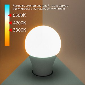 Светодиодная лампа Elektrostandard Classic LED D 13W 3300/4200/6500K E27 А60 (BLE2745)