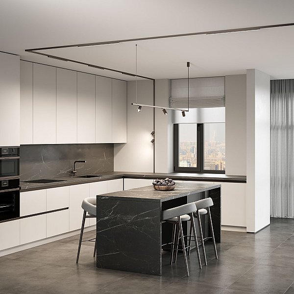 Шинопровод Line Magnetic Elektrostandard Titan Line Шинопровод накладной (титан) (2м) 85227/00