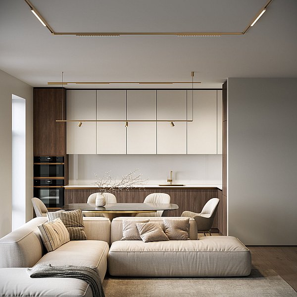 Шинопровод Line Magnetic Elektrostandard Brass Line Шинопровод накладной (латунь) (2м) 85227/00