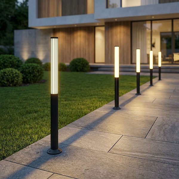 Наземный фонарь Peak Elektrostandard Peak (35196/F) черный