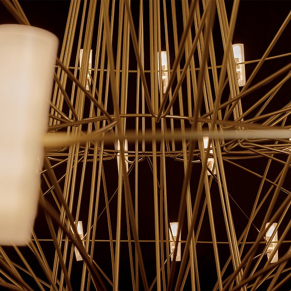 Подвесная люстра Coppelia Loft It 10476 Gold