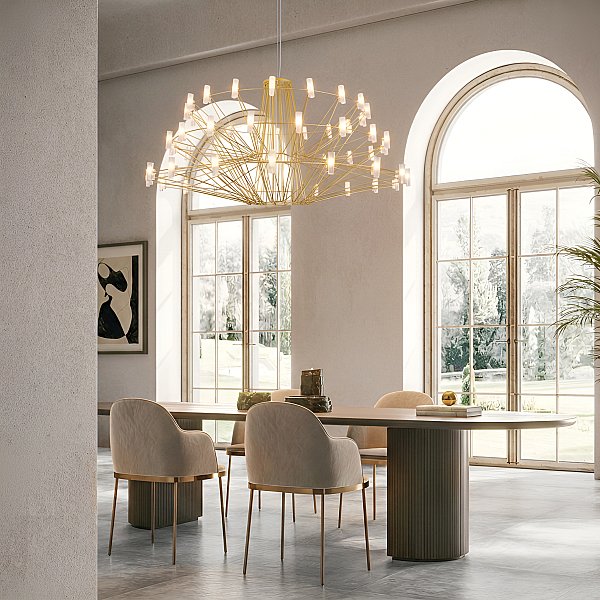 Подвесная люстра Coppelia Loft It 10476 Gold