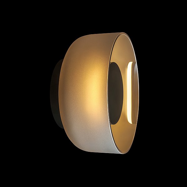 Настенный светильник Totem Loft It 10466W Smoke matte black