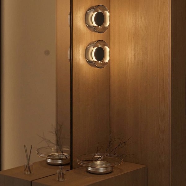 Настенный светильник Totem Loft It 10466W Smoke wood