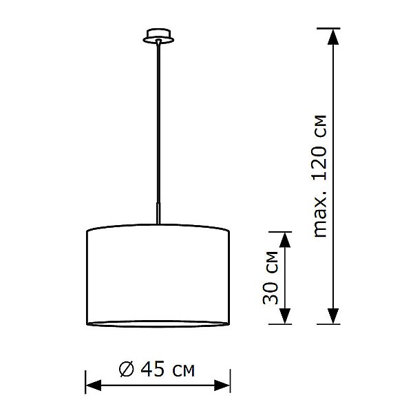 Светильник подвесной LightHall Alicen 45 LH022021