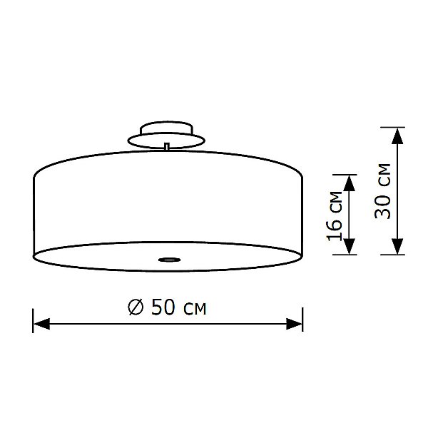 Светильник потолочный LightHall Viviana 50 LH022034
