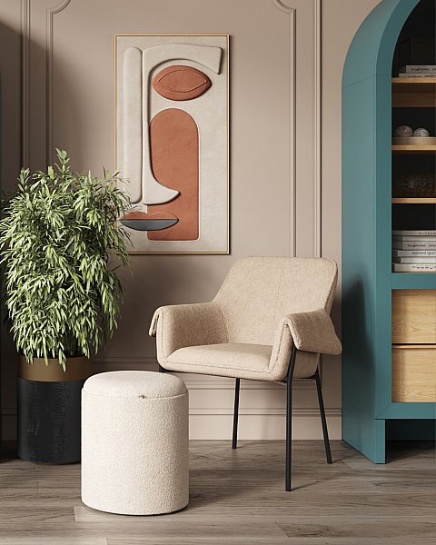Пуфик Stool Group Хюгге 19B260LХM LX-9