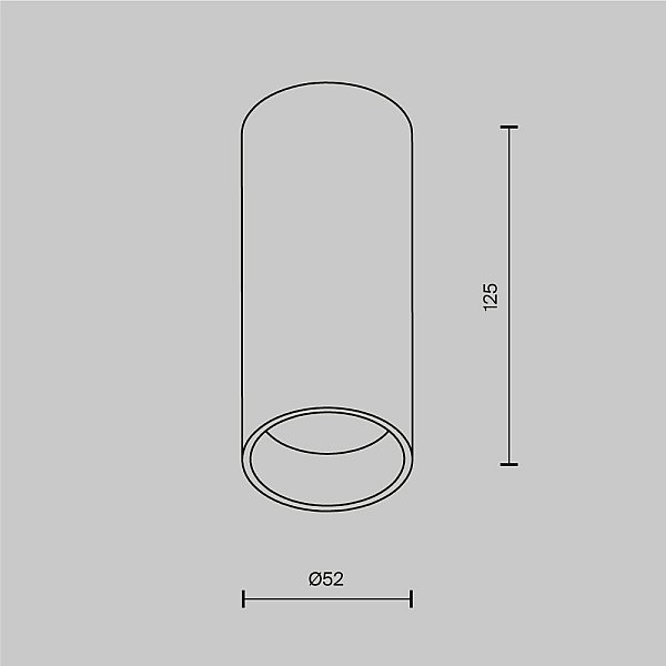 Потолочный светильник Technical C056CL-L12W3K-W-PT