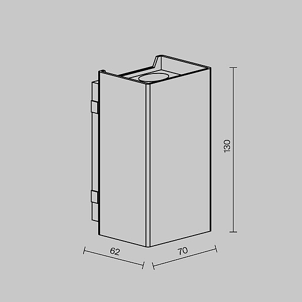 Уличный настенный светильник Outdoor O505WL-L3B3K