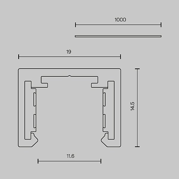 Шинопровод Technical TRX239-411B