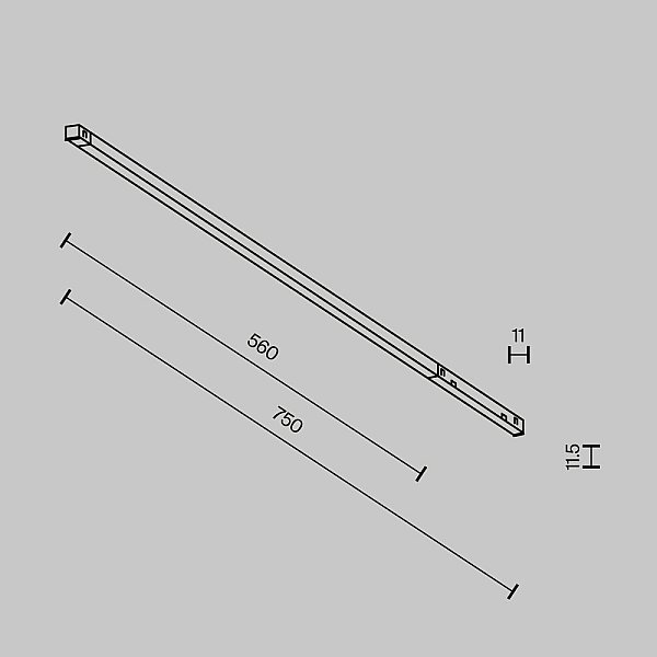 Трековый светильник Technical TR240-4-12WTW-DSZ-B