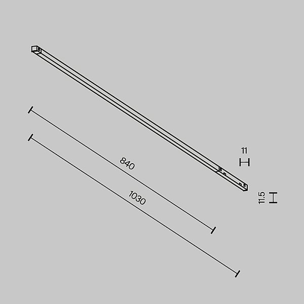 Трековый светильник Technical TR240-4-18WTW-DD2-B