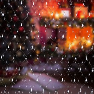Гирлянда-дождь Eurosvet 300-001 300-001 белый 1,5*1,5м IP20
