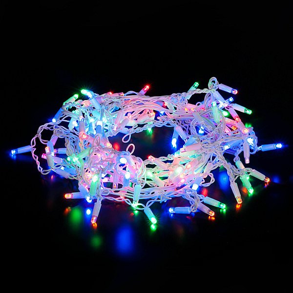 Гирлянда-дождь Eurosvet 100-101 100-101 мульти 3*0,6м IP65