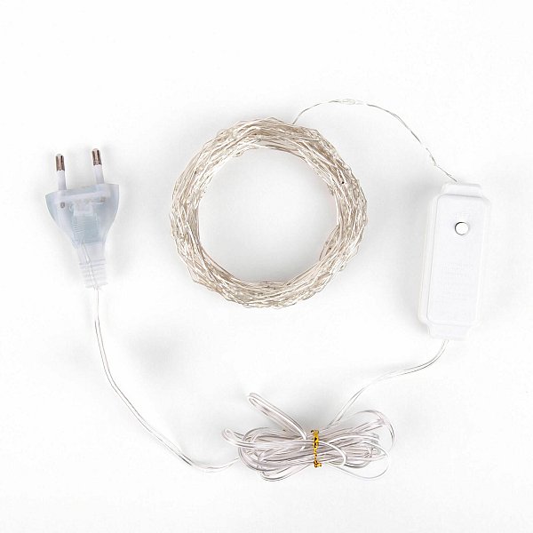 Гирлянда Eurosvet 400-009 400-009 белый 10 м IP20