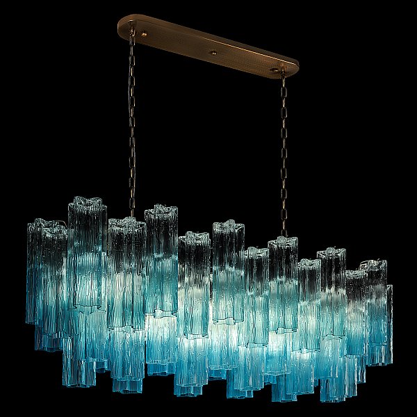 Подвесная люстра Murano Loft It 10580/1000R Clear blue