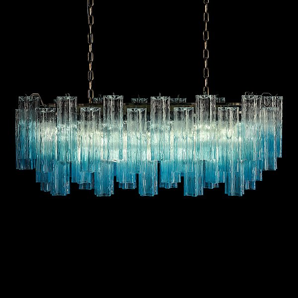 Подвесная люстра Murano Loft It 10580/1000R Clear blue