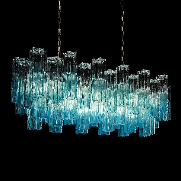 Подвесная люстра Murano Loft It 10580/1000R Clear blue