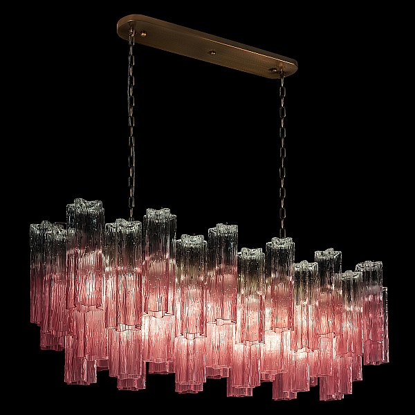 Подвесная люстра Murano Loft It 10580/1000R Clear pink