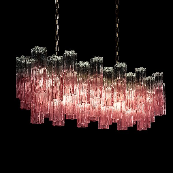 Подвесная люстра Murano Loft It 10580/1000R Clear pink