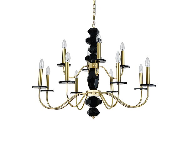 Подвесная люстра Newport Vanessa 3878+4/С brass