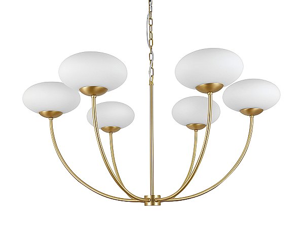 Подвесная люстра Newport Karina 3916/С brass