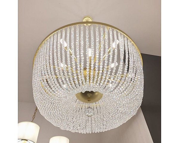 Подвесная люстра 8320 ЛУНА Newport 8320/60 C mat.gold