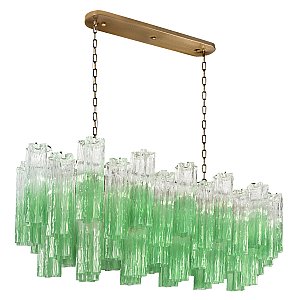 Подвесная люстра Murano Loft It 10580/1000R Clear green
